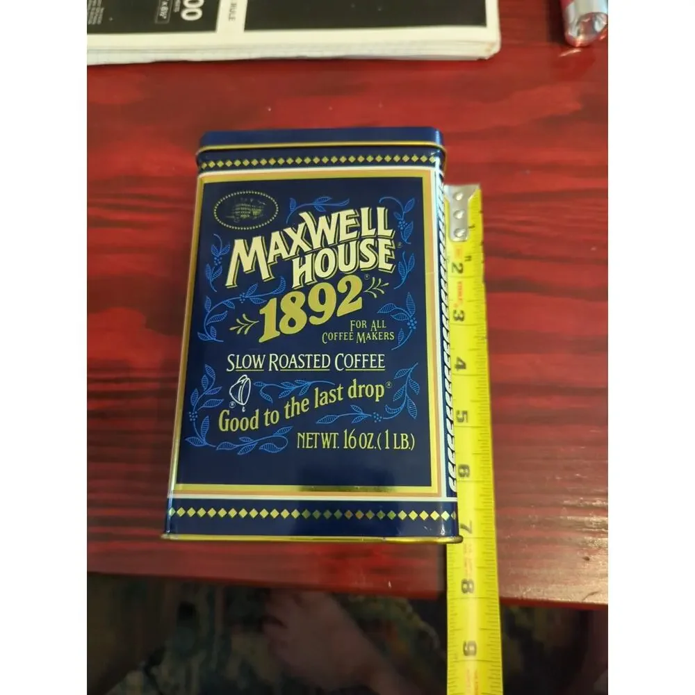Vintage Maxwell House 1892 - 1992 100 Year Anniversary Coffee Tin (empty)